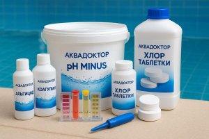 ЦИКЛ УХОДА ЗА БАССЕЙНОМ: ПОЛНЫЙ ОБЗОР ЭТАПОВ, ПРОЦЕССОВ И ПРИМЕНЕНИЯ ХИМИИ ДЛЯ БАССЕЙНОВ, ВКЛЮЧАЯ СРЕДСТВА МАРКИ «АКВАДОКТОР»