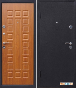 Двери металические или деревянные  