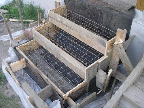 опалубка для бетонных ступеней