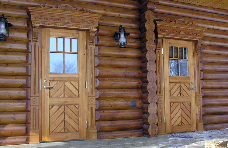 входные деревянные двери